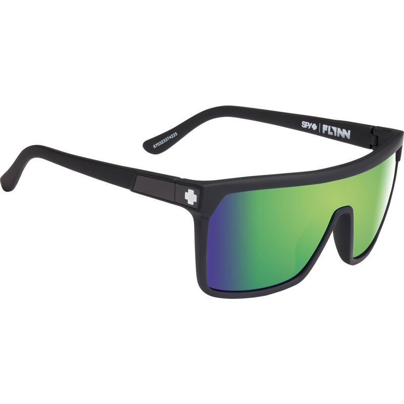 FLYNN, Matte Black-Happy Bronze with Green Spectra Mirror, hi-res image number null